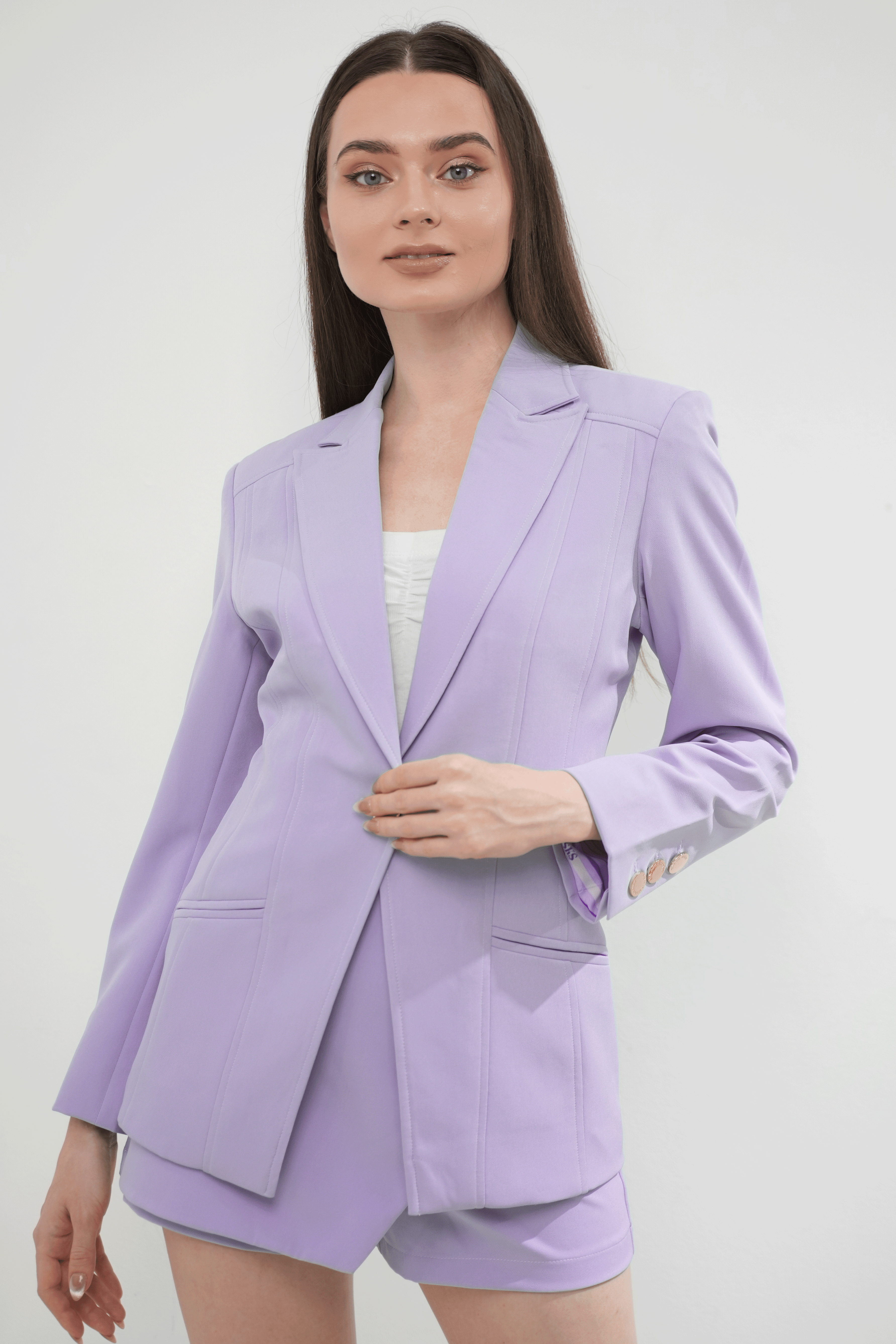 Corset Suit Jacket Purple  Womens Acne Studios Outerwear * Kose Two Jours