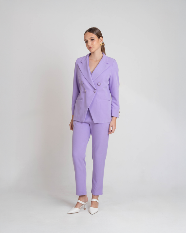 She Closes The Gap Between Dreaming And Accomplishing - The Double Breasted Combat Blazer - Elixir